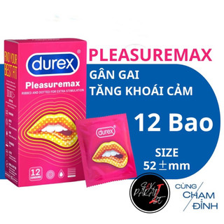 Bao cao su DUREX hộp 12 cái tùy chọn (Durex Performa, Fertherlite, Pleasuremax, Ultima, Kingtex, Invisible)