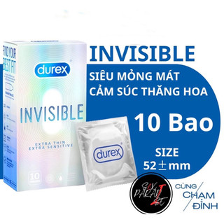 Bao cao su DUREX hộp 12 cái tùy chọn (Durex Performa, Fertherlite, Pleasuremax, Ultima, Kingtex, Invisible)