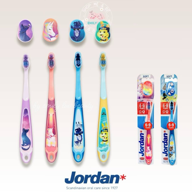 Bàn chải đánh răng cho bé Jordan Step 3 (6-9 tuổi)