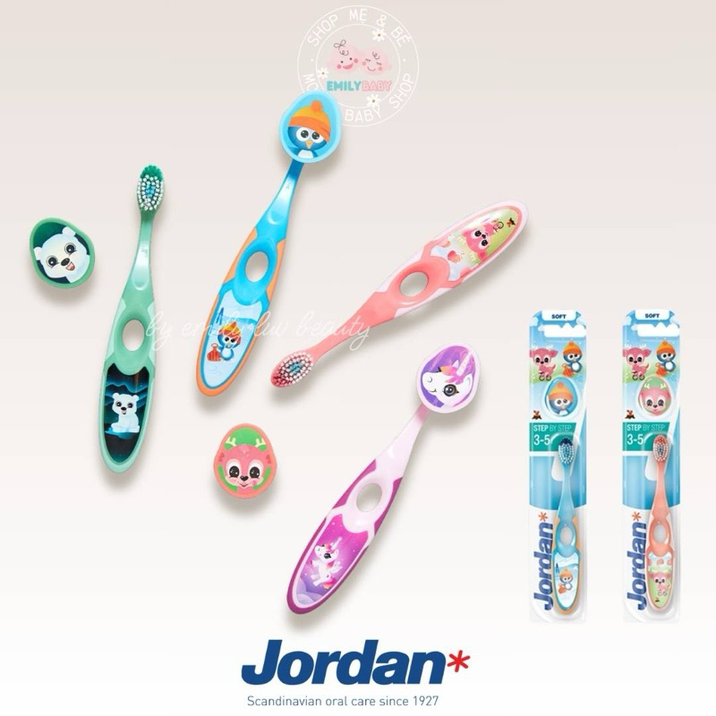 Bàn chải đánh răng cho bé Jordan Step 2 (3-5 tuổi)