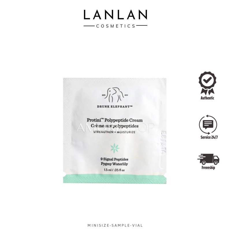 Kem dưỡng cấp ẩm Drunk Elephant Protini™ Polypeptide Cream [Sample 1.5ml]
