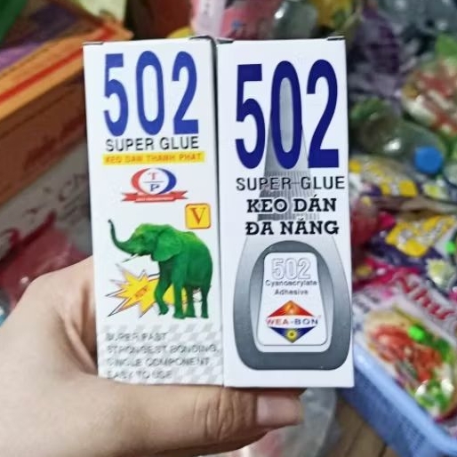 2Hộp Keo dán sắt 502 Đa năng