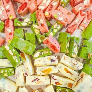set nguyên liệu làm kẹo nougat (kẹo hạnh phúc )