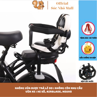 Ghế Ngồi Xe Máy AirBlade, xe số (chọn phân loại) Cho Bé , Lắp Trước Đi Xe Số,.., Có Vòng Bảo Vệ, An Toàn cho trẻ em