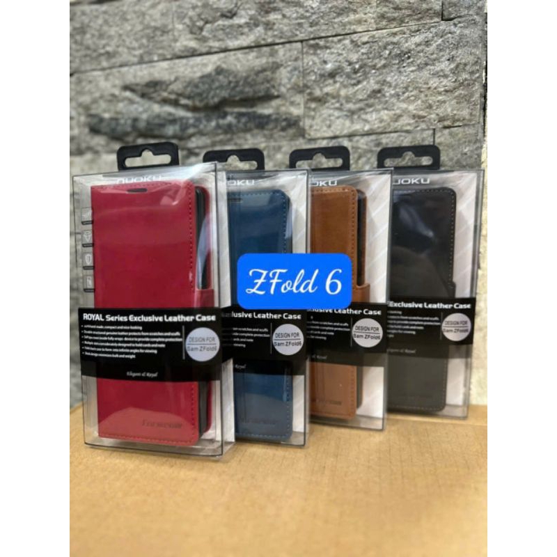 Bao da Nuoku cho samsung Z FOLD 6/Z FLIP 6 da 2 mặt siêu đẹp