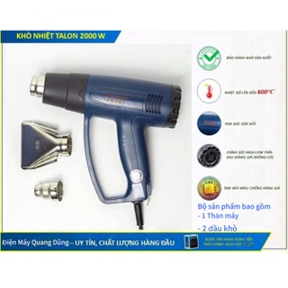 Máy khò nóng Talon 2000w CHÍNH HÃNG  BẢO HÀNH 1 NĂM - LỖI 1 ĐỔI 1, máy khò màng co bọc giỏ quà tết dán decal ô tô xe máy
