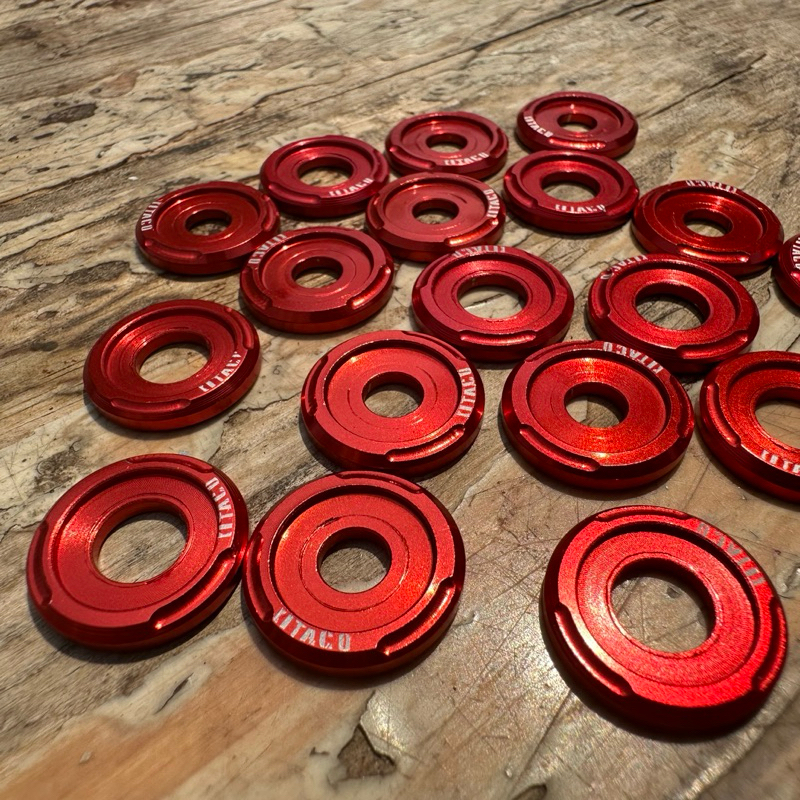 Long đền nhôn kitaco 6li 8li 10li màu đỏ siêu đẹp