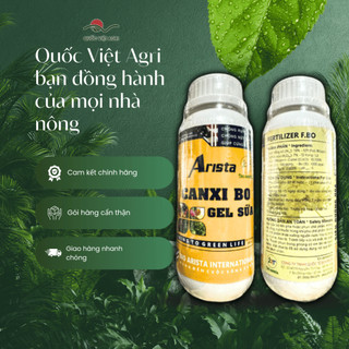 Phân bón vi lượng SIÊU CANXI BO GEL SỮA (chai 500ml) - Làm dai cuống, chống rụng hoa trái, thối trái, cứng cây xanh lá