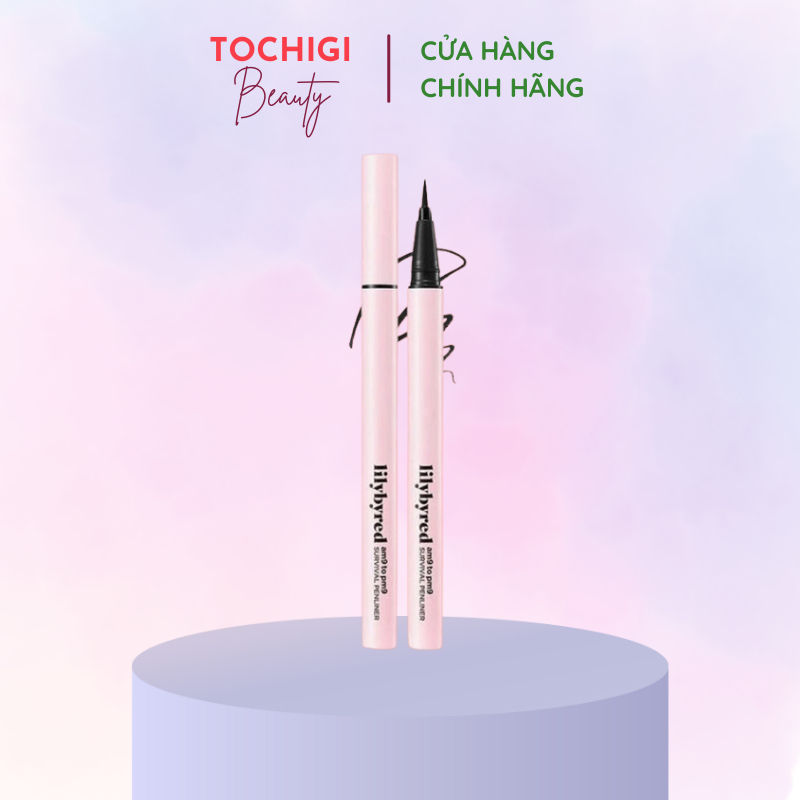 Bút Kẻ Mắt Đầu Mảnh Chống Nước Lâu Trôi LILYBYRED Am9 to Pm9 Survival Penliner 0.6g