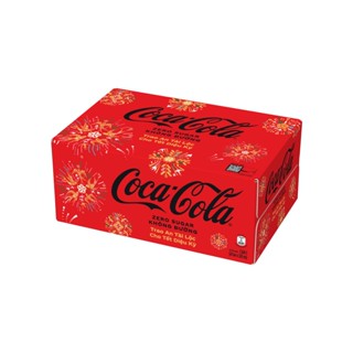 Thùng 24 lon nước ngọt Coca Cola/Zero không đường 320ml/235ml
