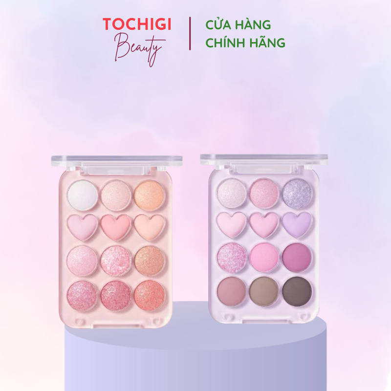 Phấn Mắt 12 màu COLORGRAM Pin Pont Eyeshadow Palette (9.9g)