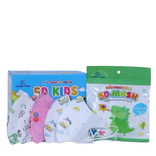 Khẩu trang 5D Kid Mask cho bé( gói 10c)