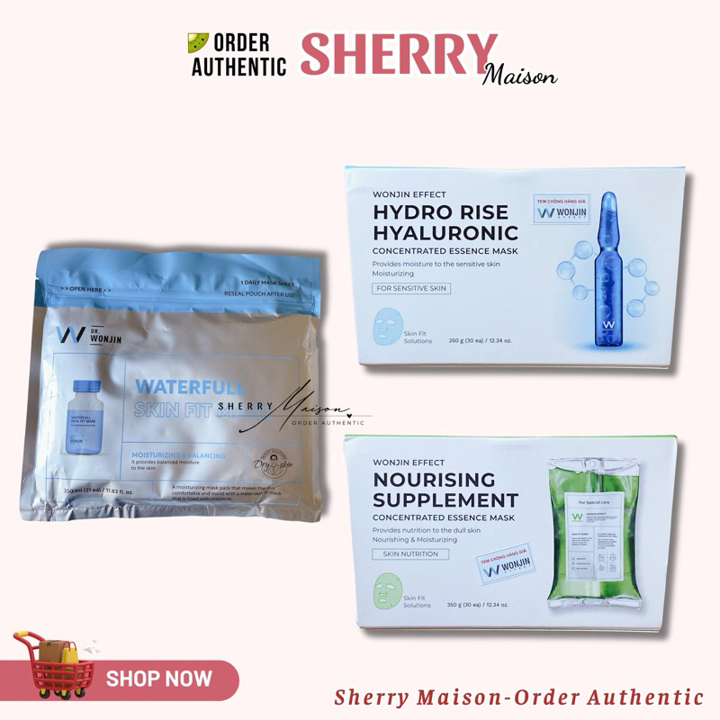 MẶT NẠ WONJIN TÚI, MẶT NẠ WONJIN HỘP 30 MIẾNG