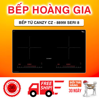 Bếp Từ Đôi Canzy CZ-8899i Seri 8 bán chạy 2025, Mạch chuẩn đức Inverter tiết kiệm 45% điện BH 3 năm
