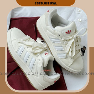 Giày Adida Campus Off White Canvas Lai Au Nam Nữ Cao Cấp