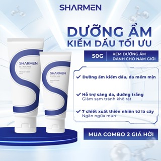 COMBO 02 Kem dưỡng SHARMEN DƯỠNG ẨM, KIỀM DẦU, NGỪA MỤN, cho Nam Giới