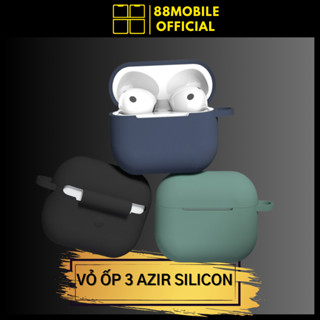 Vỏ bảo vệ case ốp Azir silicon cao cấp dành cho tai nghe airpod 3 I 88Mobile
