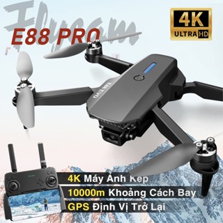 Máy Bay Camera E88 PRO Flycam Drone Camera HD 4K FPV 5000M Cảm Biến Tránh Vật Cản Xoay 360 Độ