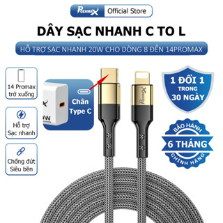 Dây sạc nhanh C to L dành cho các dòng 8 đến 14promax
