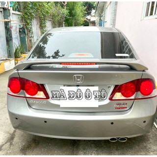 Đuôi Gió Civic 2005 2006 2007 2008 2009 2010 2012 2013 ( Hàng Mộc Chưa Sơn Có Đèn ) - Cánh Gió Civic