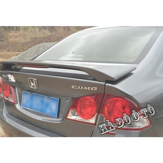Đuôi Gió Civic 2005 2006 2007 2008 2009 2010 2012 2013 ( Hàng Mộc Chưa Sơn Có Đèn ) - Cánh Gió Civic