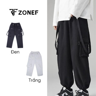 Quần Cargo Pants Túi Hộp Đa Năng 3 Trong 1 Gồm Dáng Suông, Jogger, Giả Yếm , Chất Kaki JG