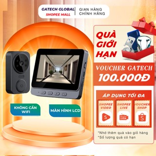 Chuông cửa không dây M12 có camera, đàm thoại 2 chiều dễ dàng xử dụng không cần kết nối app GAGAY