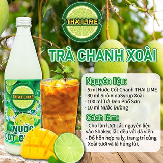 Nước Cốt Chanh / Cốt Tắc Thai Lime Chai 500ml