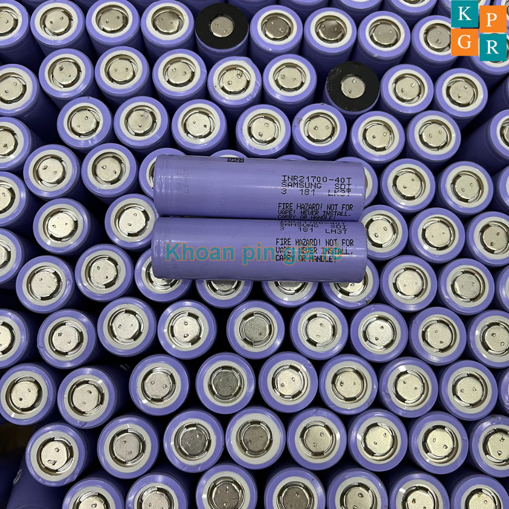 Cell 21700 Samsung 40T tháo khối 3.7V dung lượng 4000mAh 10C Xả 40A