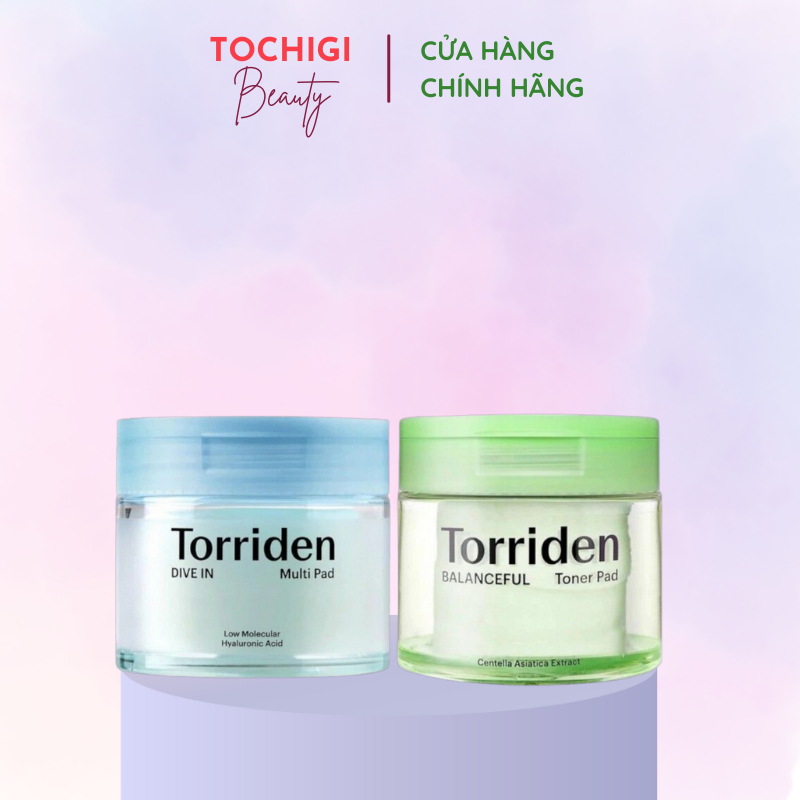 Toner Pad TORRIDEN Dive In Multi Pad / Balanceful Dạng Miếng Dưỡng Da Cấp Ẩm Tẩy Da Chết 80 Miếng