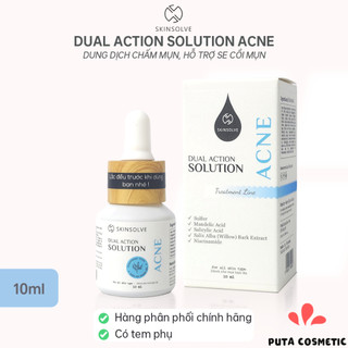 Skinsolve Dual Action Solution Acne 10ml - Dung dịch chấm mụn, hỗ trợ se cồi mụn