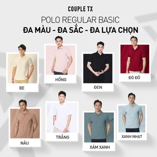 Áo Thun Polo Nam Couple TX Basic Vải Cotton Pique 4 Chiều Form Regular MPO 1351