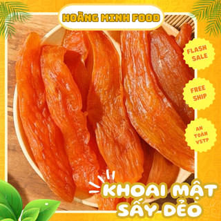 Khoai Lang Mật Sấy Dẻo Đà Lạt Hoàng Minh Food Nguyên Chất Không Đường,Khoai Mật Sấy Không Đường Hỗ Trợ Ăn Kiêng Giảm Cân