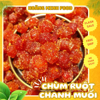 Mứt chùm ruột chanh muối chua ngọt Hoàng Minh food, Chùm ruột muối ớt đồ ăn vặt siêu ngon giải ngấy