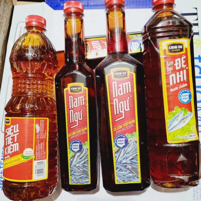  Nước mắm Siêu tiết kiệm Đệ nhị Nam ngư Nhãn vàng Chinsu 