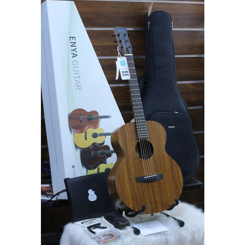 Guitar Acoustic 3/4 Enya EM-X1 & EM-X1 EQ - Size mini 3/4 - Kèm phụ kiện Chính Hãng Enya