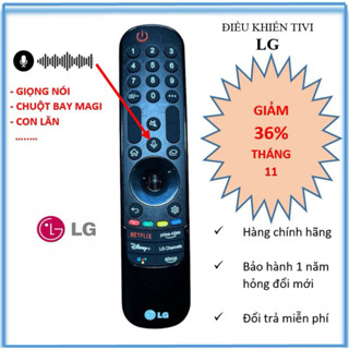 Điều khiển remote tivi LG giọng nói chuột bay con lăn magic