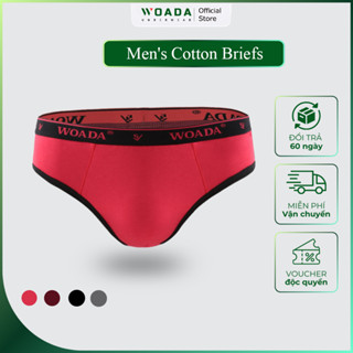 Quần Lót Nam Dáng Brief Chất Liệu Cotton Thoáng Mát Thương Hiệu WOADA LK019