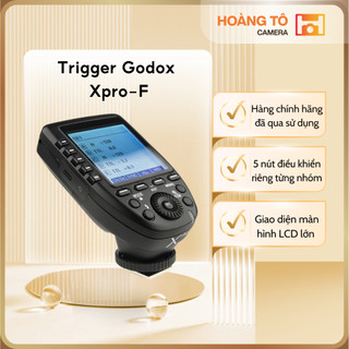 Trigger Godox Xpro-F tích hợp TTL, HSS 1/8000s cho Fujifilm cũ khá | Hoàng Tô Camera