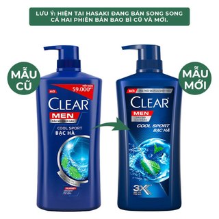 Dầu Gội Clear Men Shampoo 630g