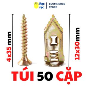 Tắc kê neo vít thạch cao giải pháp neo nhanh gọn, tiện lợi, chắc chắn, dễ dàng lắp đặt trên mọi loại