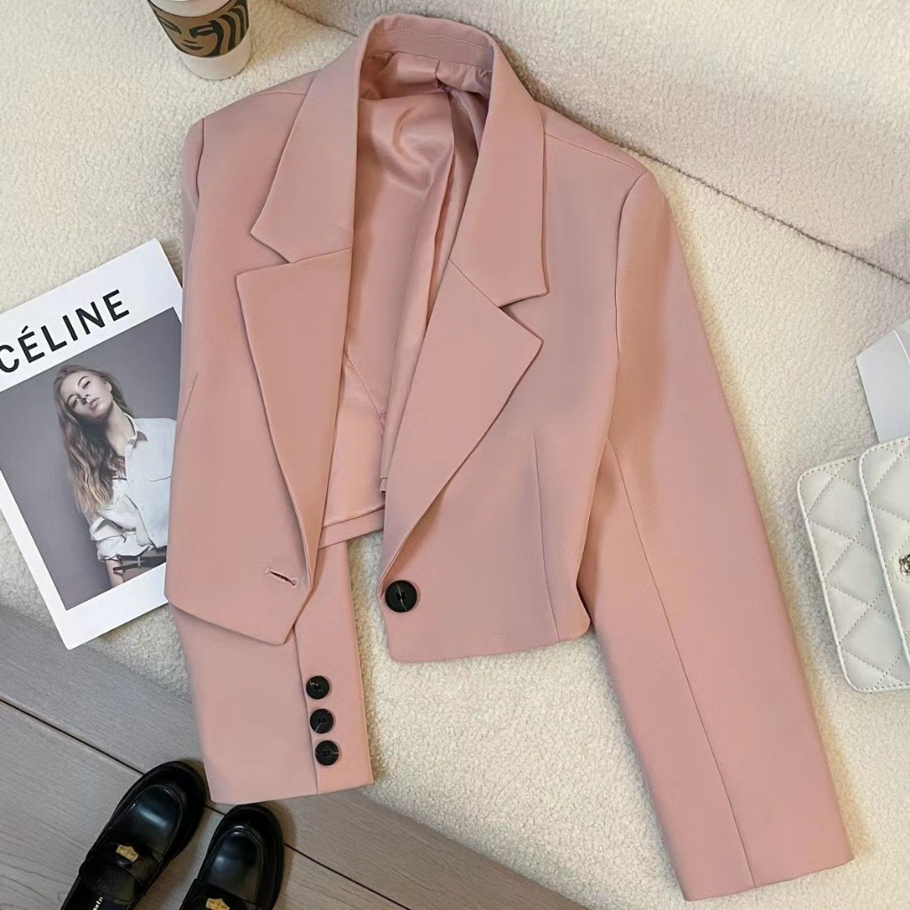Áo blazer áo vest croptop dáng ngắn dài tay cho nữ phong cách cá tính Quảng Châu ÁO COPTOP | BigBuy360 - bigbuy360.vn