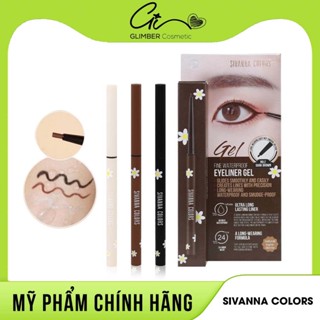 Chì Kẻ Mí Mắt Sivanna Fine Waterproof Eyeliner Gel HF772 - Bút Chì Kẻ Mí Mắt Chống Thấm Nước Dạng Gel Sivanna