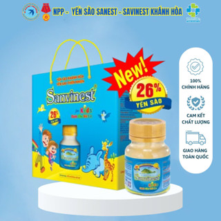   Hộp 6 Lọ 62ml 26% Yến Sào  Nước Yến Sào Sanvinest Khánh Hòa Dành Cho Trẻ Em 
