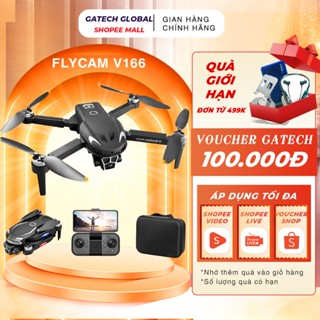 Flycam V166, Flycam mini Động Cơ Không Chổi Than, camera kép Pin mô-đun: 3.7v 1800mAh BH 12tháng