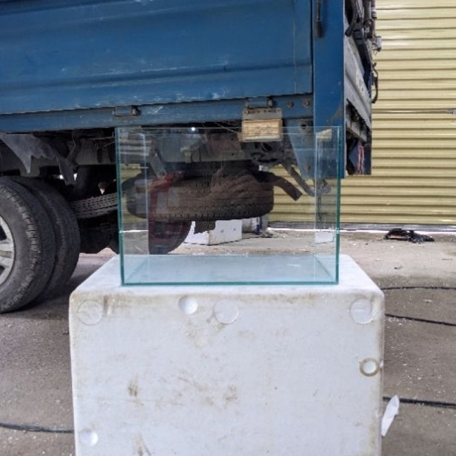 hồ cá bể cá mini để bàn kt 30x20x20 mài thường an toàn để bàn nuôi cá thuỷ sinh