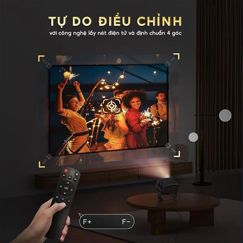 Máy chiếu mini 670PRO máy chiếu xem phim Giải mã Full HD 4k 8800 Lumens Điều chỉnh 360° kết nối điện thoạ Laptop iPad PC | BigBuy360 - bigbuy360.vn