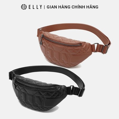 Túi xách nữ da thật ELLY ET145 túi đeo chéo đeo vai đeo hông thời trang cao cấp chính hãng