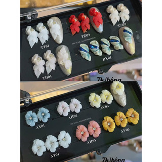 Hoa bột gắn móng trang trí HK NAIL ACCESSORIES