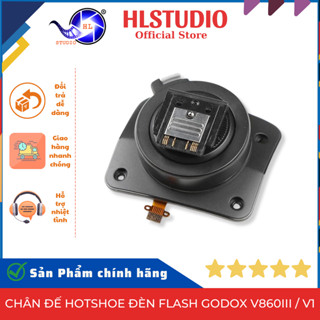 Chân Đế Hotshoe Đèn Flash Godox V860III/V1 – Phụ Kiện Chính Hãng, Tương Thích Nhiều Dòng Máy